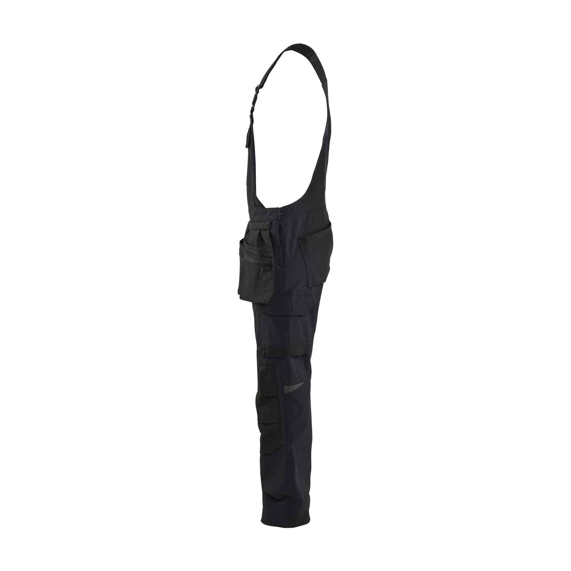BLAKLADER 26201645 Bib overalls 4 way stretch Work Bib Trousers Men - knee pad pockets